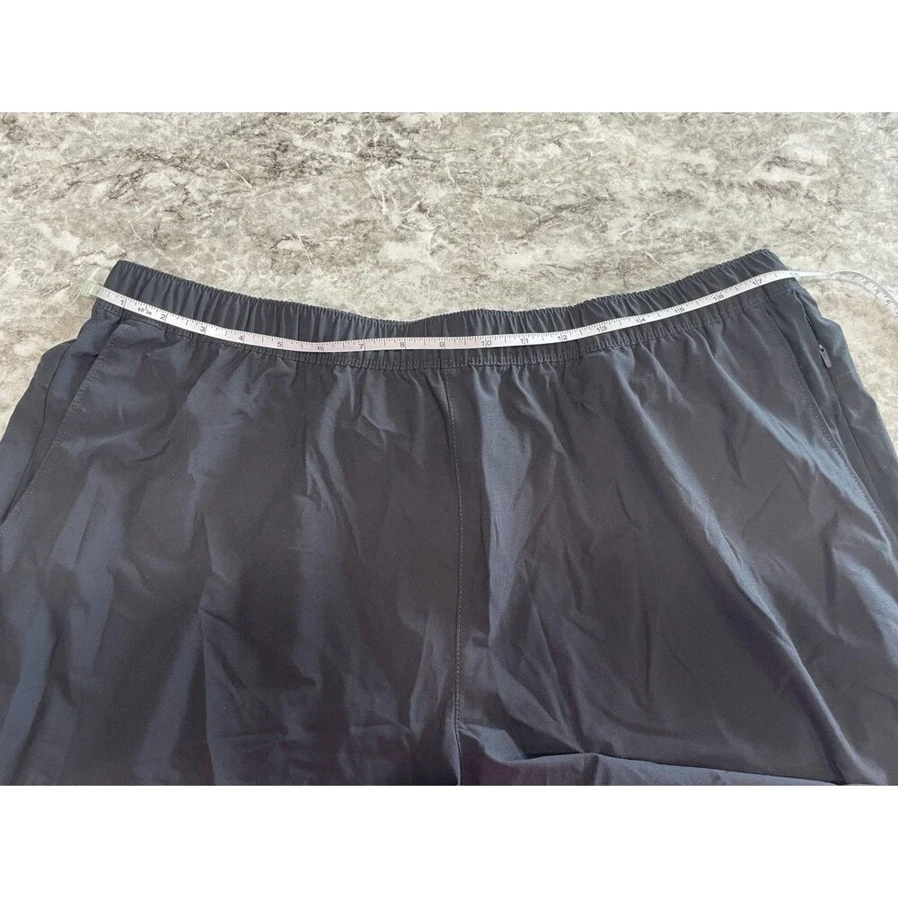 The North Face Adventure Shorts Men XL Relaxed Fit Black Zip Pocket Hiking